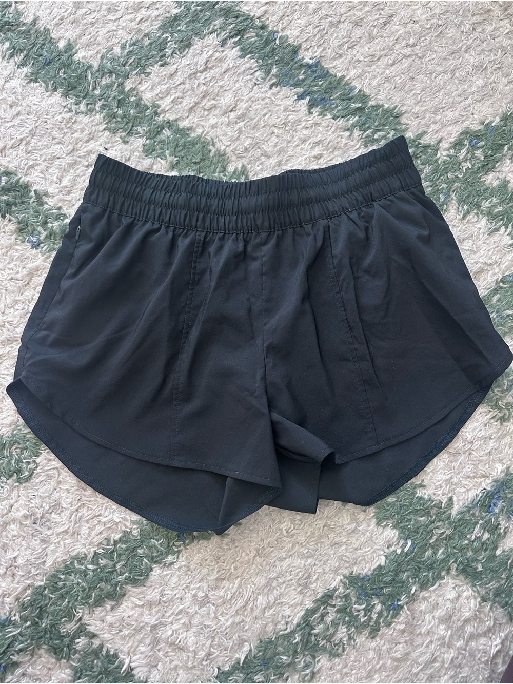 all in motion Black Athletic Running Shorts